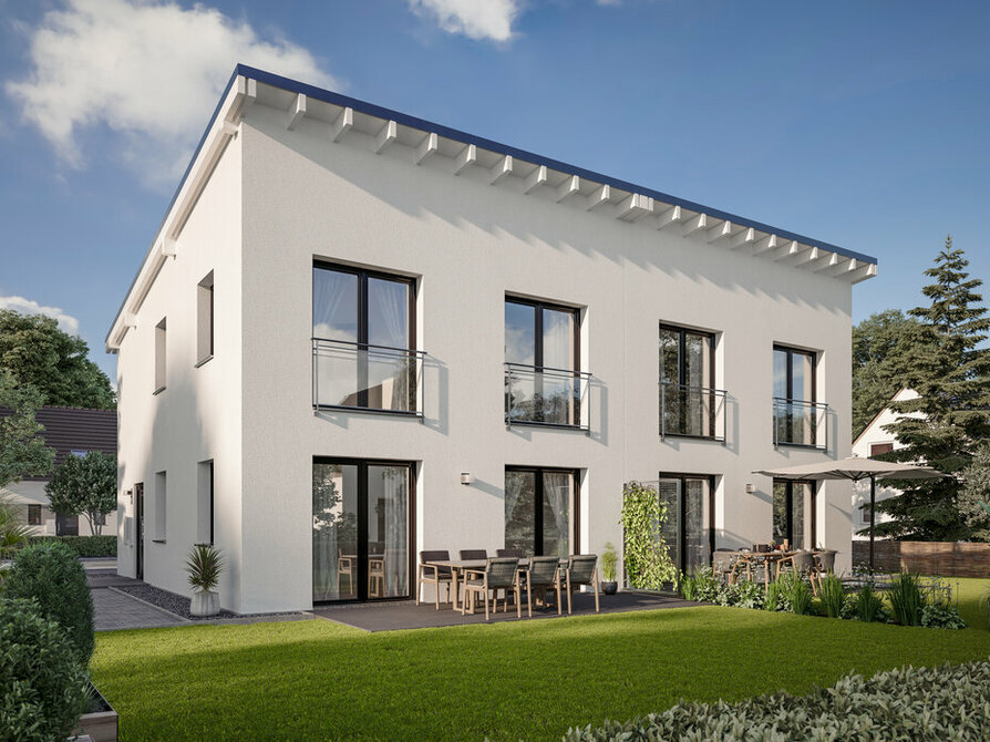 Doppelhaus Linz 110 mit Pultdach