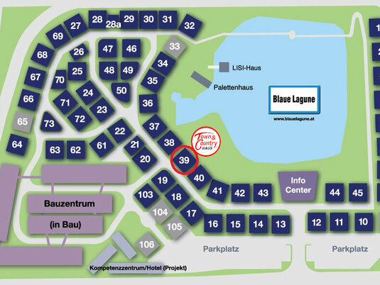 Stadtplan Blaue Lagune